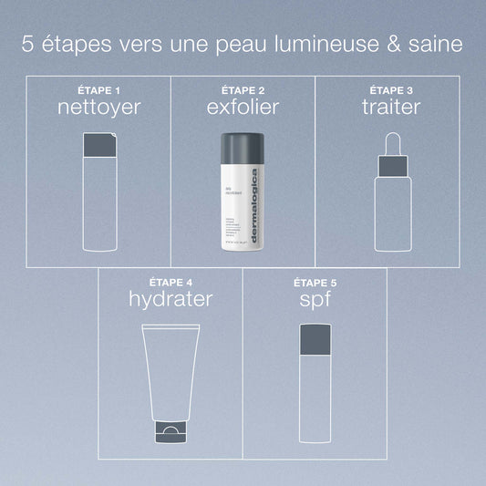 duo nettoyant huile-en-mousse et exfoliant | nettoie + illumine+ lisse