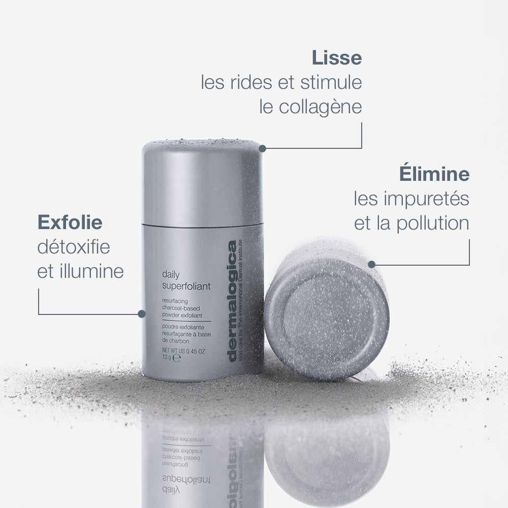 daily superfoliant | exfoliant quotidien détoxifiant et lissant