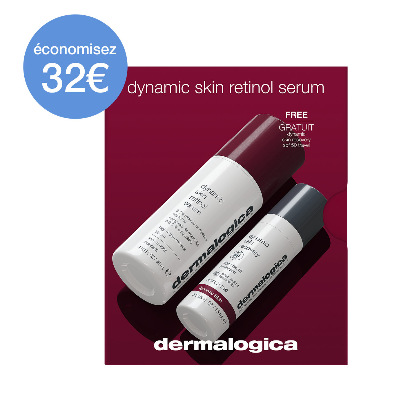 coffret duo dynamic defense retinol 3,5% | Dynamic skin recovery SPF 50 OFFERT