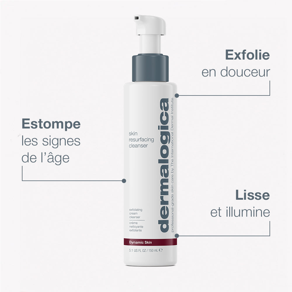 skin resurfacing cleanser | crème nettoyante lissante à l'acide lactique