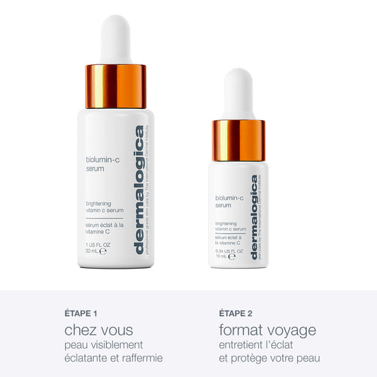 coffret duo biolumin-c serum | format voyage offert